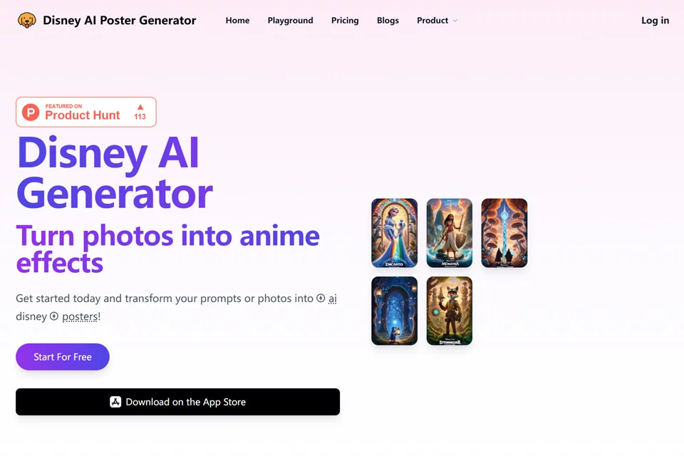 Disney AI Poster