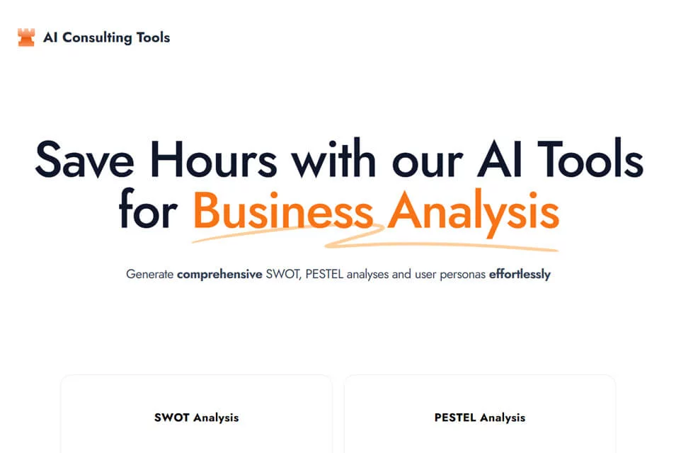 AI Consulting Tools