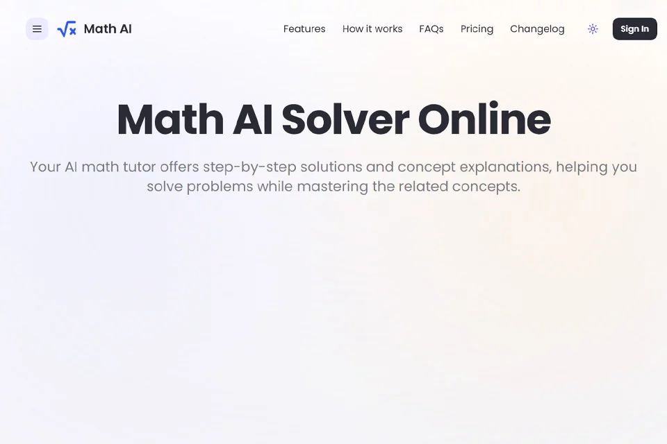 Math AI