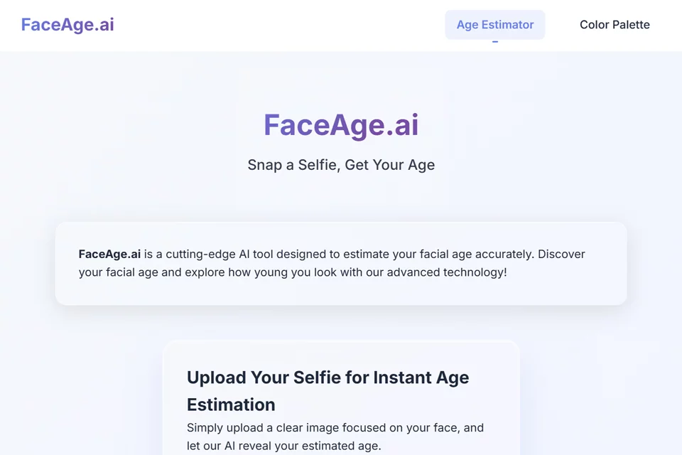 FaceAge AI